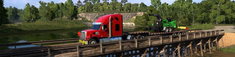 American Truck Simulator: Arkansas nabídne krásnou přírodu a nové náklady