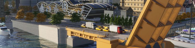 Po více než ročním odkladu vyjde rozšíření Bridges and Ports pro Cities: Skylines 2