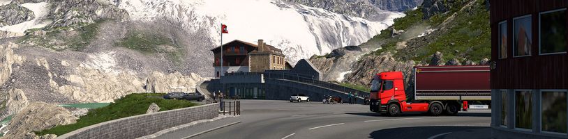 Vylepšené Švýcarsko v Euro Truck Simulatoru 2 vypadá lákavě
