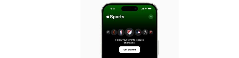 Apple Sports umí sdílet karty zápasů, funkce vyžaduje nový iOS