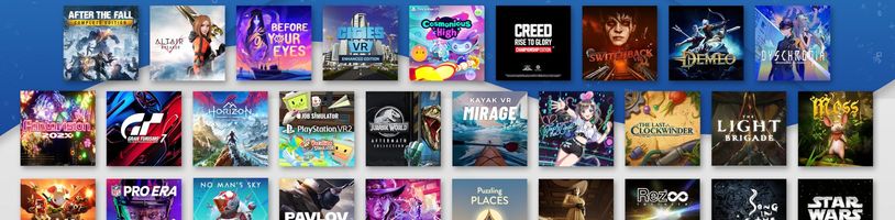 Přes 30 různorodých her potvrzeno pro PlayStation VR2