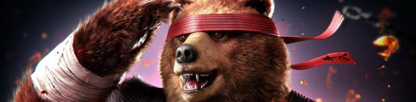 Medvěd Kuma předvádí své schopnosti v traileru na Tekken 8