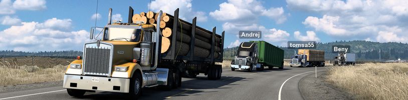 Oficiální multiplayer pro Euro Truck Simulator 2 a American Truck Simulator
