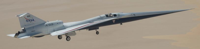  NASA chystá první nadzvukový let letounu X-59