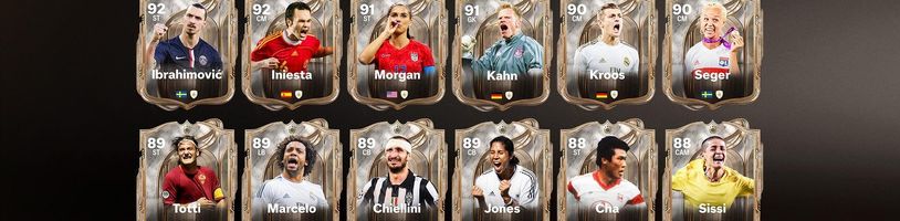 Zlatan, Iniesta i Kahn mezi novými ikonami EA Sports FC 26