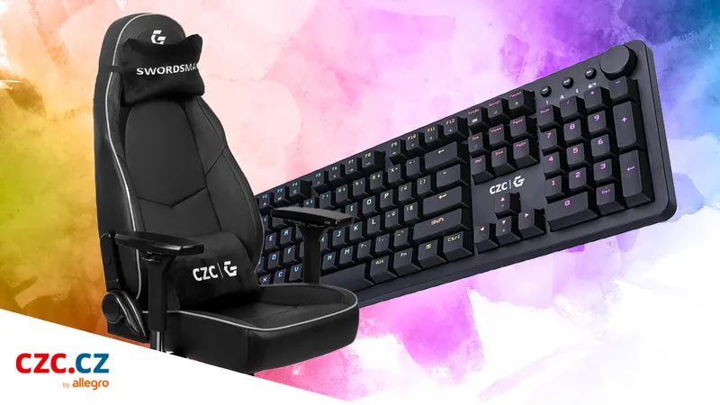 Pohodlí a reflexy? Soutěžte o židli a herní klávesnici od CZC.Gaming