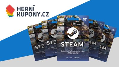 Vyhrajte Steam kupóny na nákup her