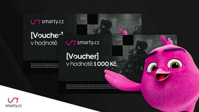 Vyhrajte poukaz v hodnotě 1000 Kč se Smarty.cz