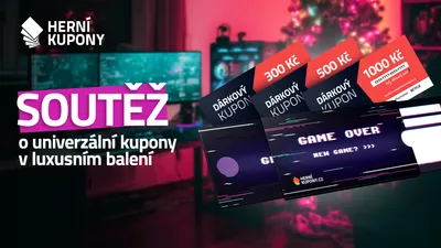 Vyhrajte kupon až v hodnotě 1000 Kč v luxusním balení s Herní-kupony.cz