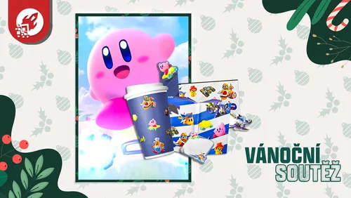 ❄️ Vánoční soutěž 8. prosince: merch Kirby Air Riders
