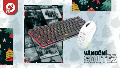 ❄️ Vánoční soutěž 31. prosince: klávesnice a myš Yenkee