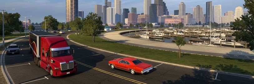 American Truck Simulator ukazuje Jižní Dakotu a Illinois