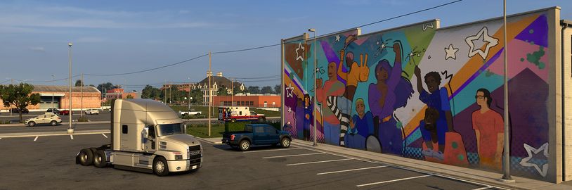 American Truck Simulator ukazuje Illinois a láká na umělecká díla