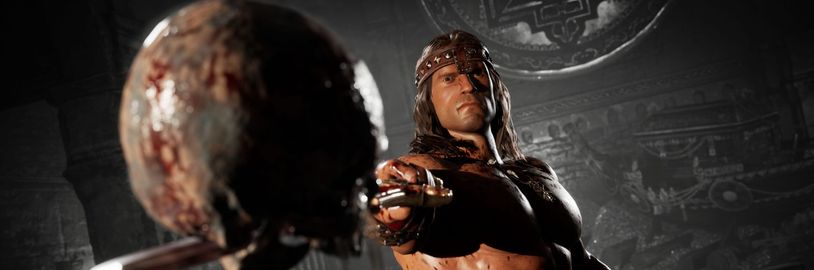 Do arény Mortal Kombatu 1 vstupuje Barbar Conan