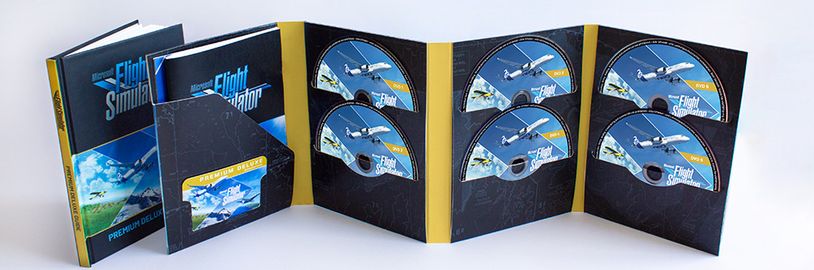 Fyzická kopie Microsoft Flight Simulatoru vyjde na deseti DVD
