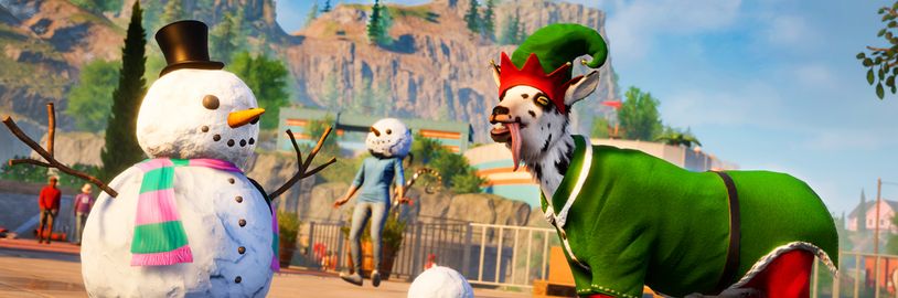 Goat Simulator 3 obdržel vánoční aktualizaci