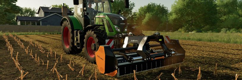 Zemědělský simulátor hráče baví. Novinka Farming Simulator 22 se řadí mezi nejhranější hry