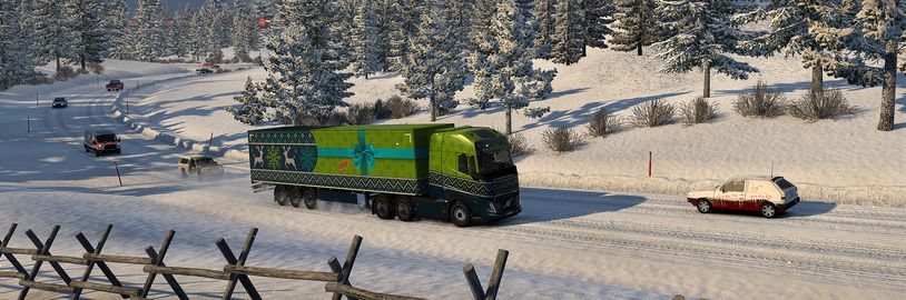 Po roce v evropských a amerických kamionech opět nasněžilo