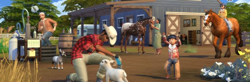 V novém rozšíření The Sims 4 se stanete kovboji na svém vlastním ranči