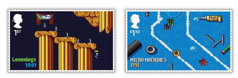 Britská Královská pošta vydala sadu známek s motivy videoher