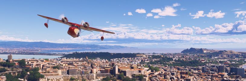 Microsoft Flight Simulator 2024 vylepšuje Itálii