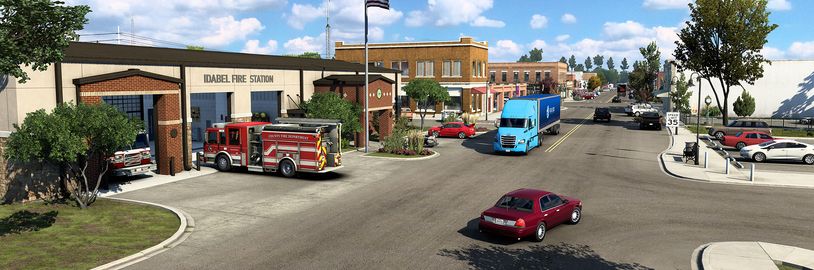 American Truck Simulator zve do měst v Oklahomě