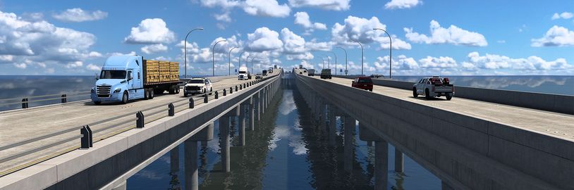 Močály, historická města i nový průmysl. American Truck Simulator vítá Louisisanu