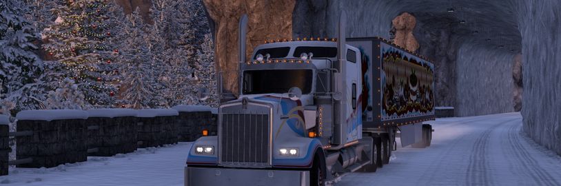 Prodlouženo doručování vánočních balíčků v American Truck Simulatoru a Euro Truck Simulatoru 2