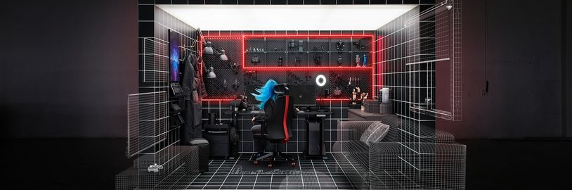 Ikea ve spolupráci s Asus ROG představila nábytek pro hráče