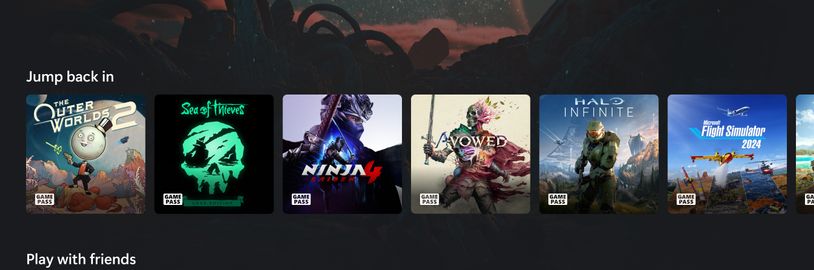 Xbox Cloud Gaming přibližuje zážitek klasickému Xboxu