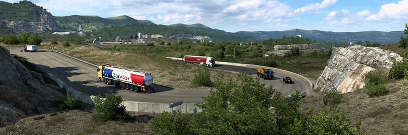 8 zemí západního Balkánu v galerii z Euro Truck Simulatoru 2