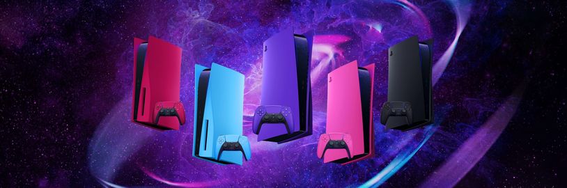 Nové barevné bočnice pro PS5 budou dostupné v červnu