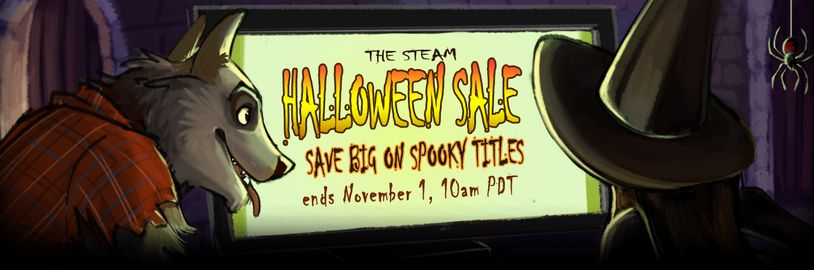 Halloween je tady, ale pro nás něco důležitějšího... Steam slevy jsou tady!