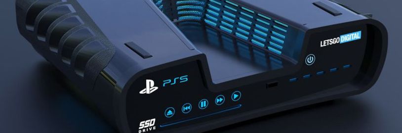 Na devkit PS5 ve tvaru V lze postavit monitor