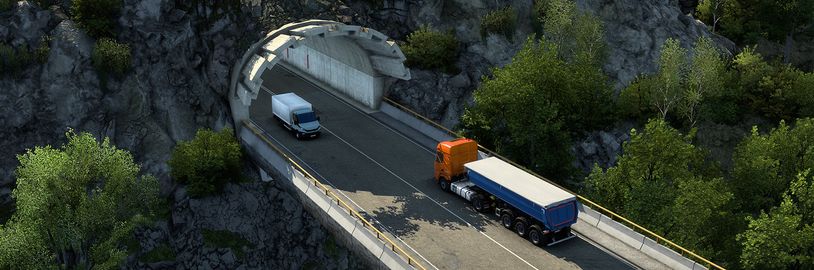 Velké i malé tunely západního Balkánu v Euro Truck Simulatoru 2