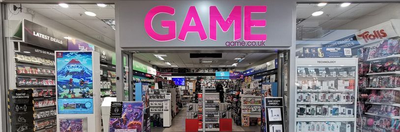 Britský řetězec GAME ukončí výkup a prodej použitých her