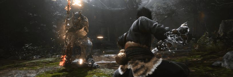 Opičí král v Black Myth: Wukong bojuje s děsivými monstry