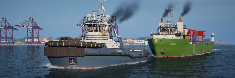 V Seafarer: The Ship Sim se ujmete kormidla nad vlečnými čluny i nákladními loděmi