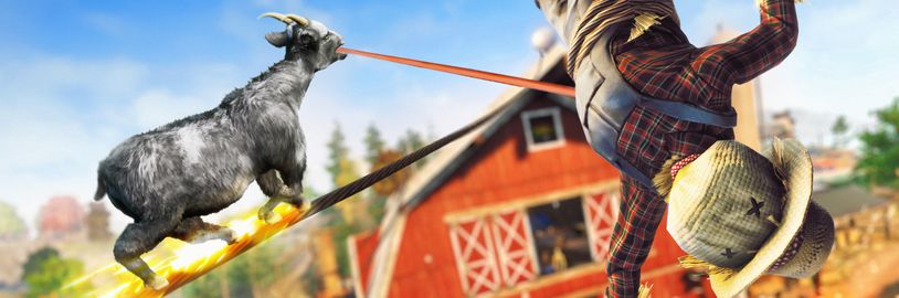 Kozí apokalypsa. Přichází Goat Simulator Remastered a Goat Simulator 3 na staré konzole