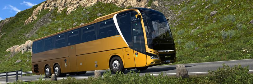 Autobusy v Euro Truck Simulatoru 2 doplní MAN Lion’s Coach