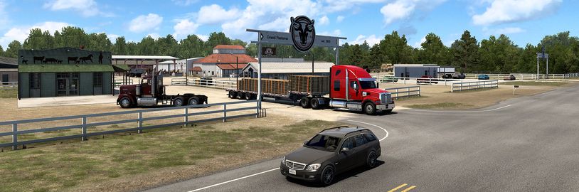 Oklahomské farmy v American Truck Simulatoru
