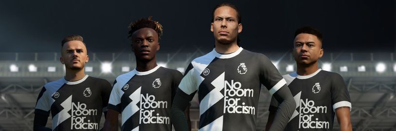 Nová sada dresů ve FIFA 20 upozorní na problém s rasismem