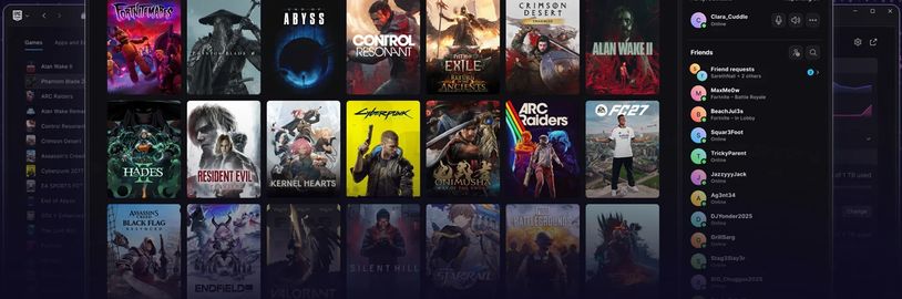 Epic Games vytvořil nový launcher pomocí AI a rýpl si do Steamu