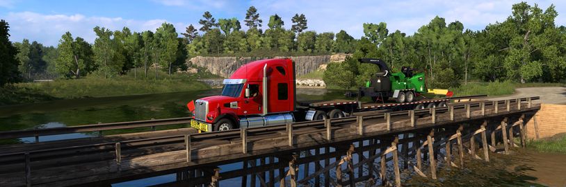 American Truck Simulator: Arkansas nabídne krásnou přírodu a nové náklady