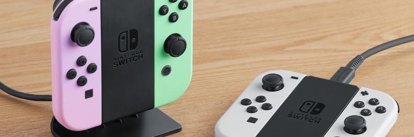 Nintendo vydá nabíjecí stojan pro Joy-Cony