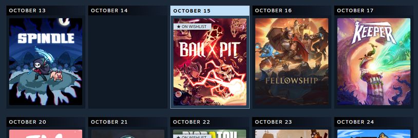 Steam přidává osobní kalendář. Pomůže vám objevovat hry podle vašeho vkusu