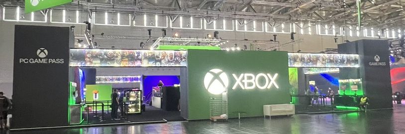 Honosný stánek Xboxu na Gamescomu