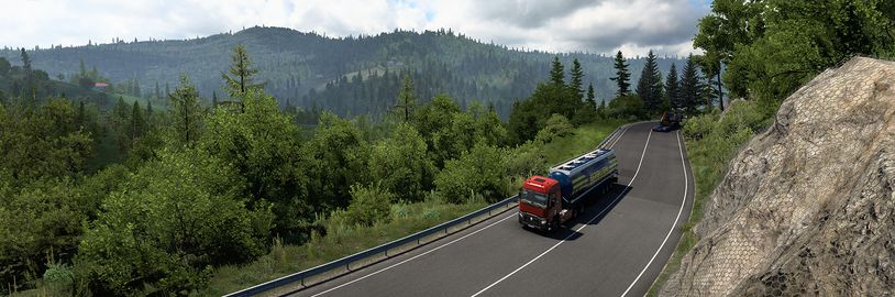 Krásná krajina západního Balkánu v Euro Truck Simulatoru 2