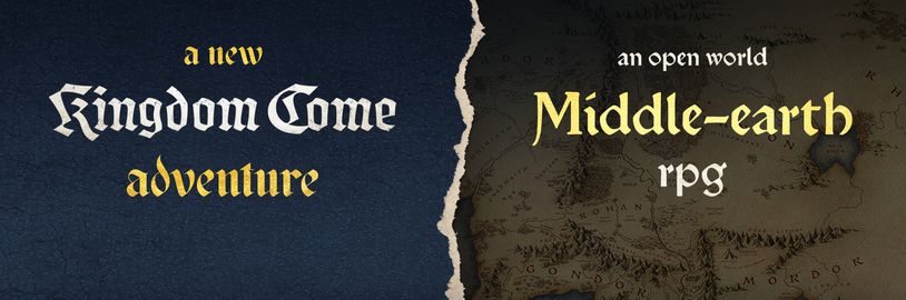 Je to oficiální! Warhorse Studios pracuje na novém Kingdom Come a hře ze světa Pána Prstenů