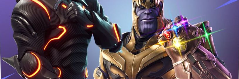 Avengers a Fortnite? Thanos se na omezenou dobu pouští do boje v battle royale